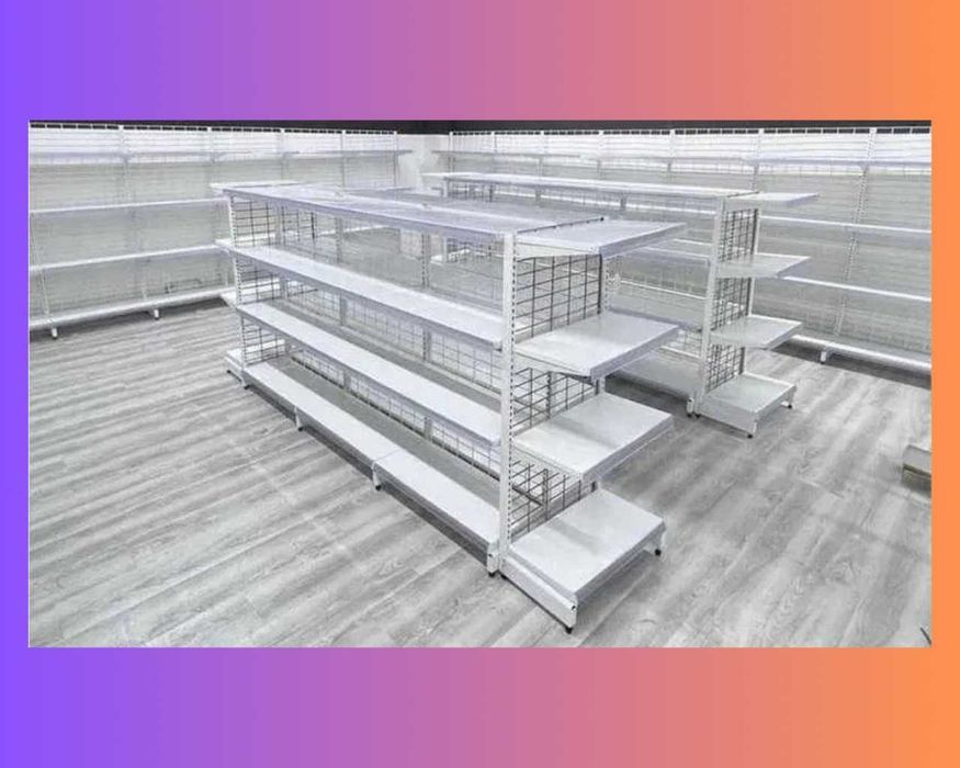 елезные стеллажи, полки стеллаж temir stellajlar savdo stellaj tokcha