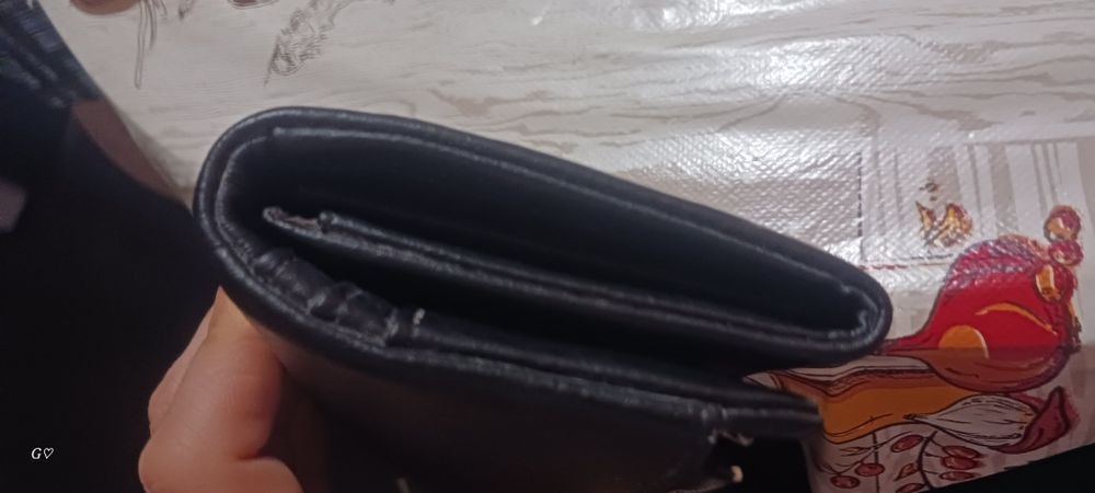 Портмоне естествена кожа, дамско