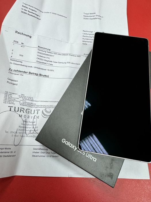 Samsung Galaxy S25 Ultra 256GB Silverblue