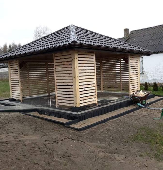 Vând și facem foișoare terase și magazie de depozitare și alte modele