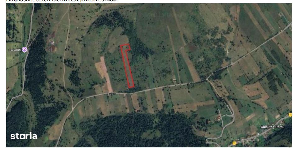 Cota de 9/60 din teren extravilan-Judetul Harghita, loc. Gălăuțaș