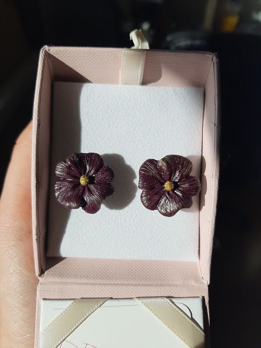 Обеци от полимерна глина