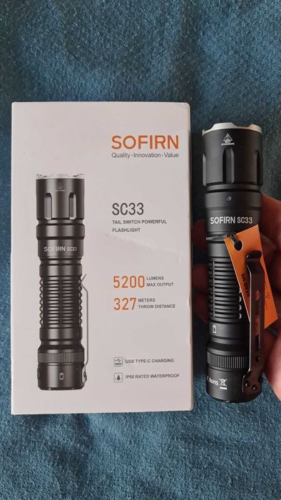 Sofirn SC33 5200LM 400м далекобойност ПРОМО