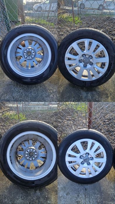 Vând jante audi R16 cu anvelope de vara