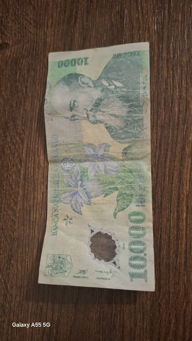 Bacnota veche de 10000 de lei
