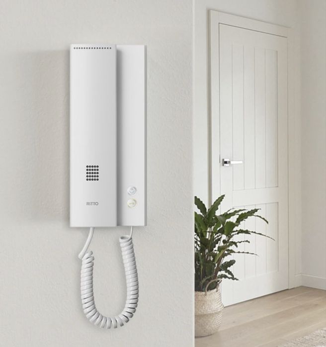 Домофон Ritto Schneider Electric, бял
