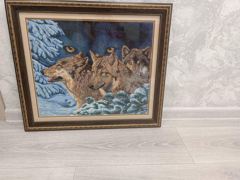 Картина вышитая крестом