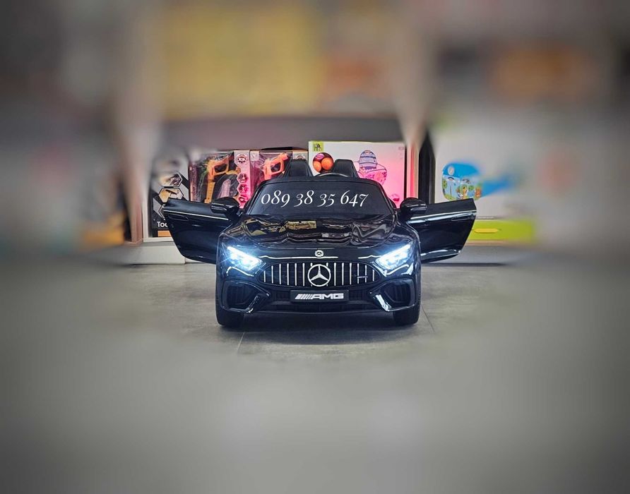 ТОП ЦЕНА!НОВО!Акумулаторна кола Mercedes SL63 AMG с 12V,меки гуми,BT