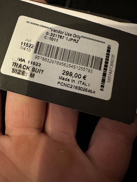 Armani Exchange track suit