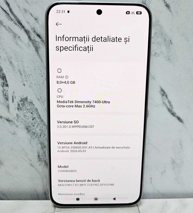 Xiaomi Redmi Note 15 Pro 5G 256/8 GB Titanium Zeus Amanet 72475