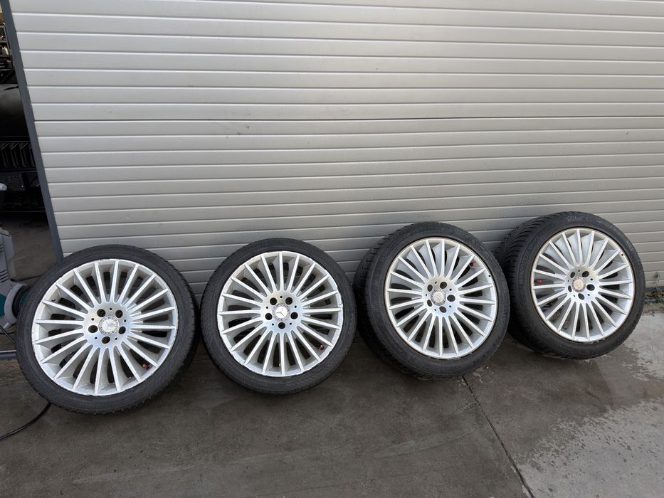 Продавам комплект джанти с гуми.  Mercedes OEM 5x112 19