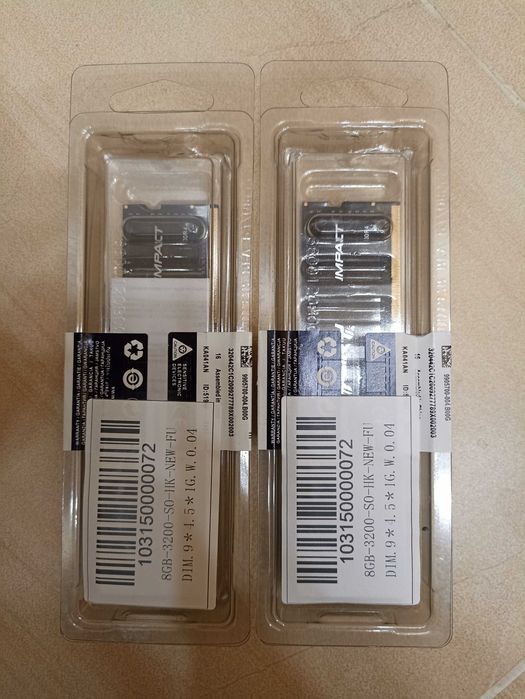 Продам Новый Kingston DDR4 SO-DIMM 8 GB–3200 MHz