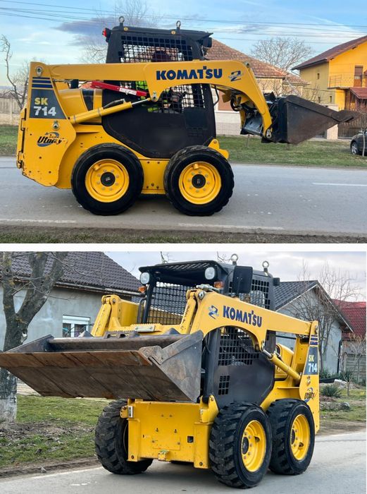 Miniîncarcător ca NOU Komatsu SK 815 714 mini încărcător cu 475ore