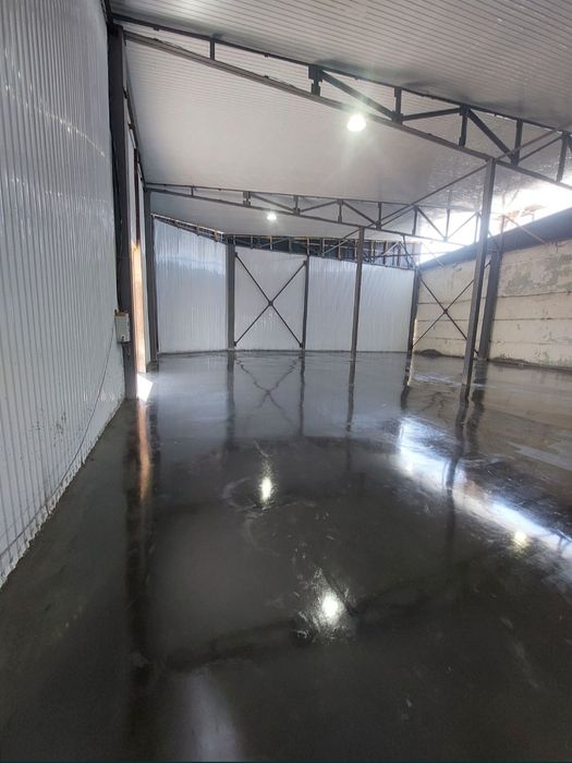 Эпоксидный полы. Топинг затирка.