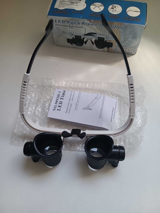 Lupa pentru reparații, lupa si led,reglabili, noi, NOS