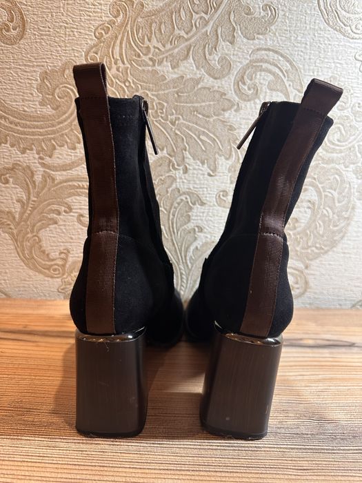 Ботильоны замшевые