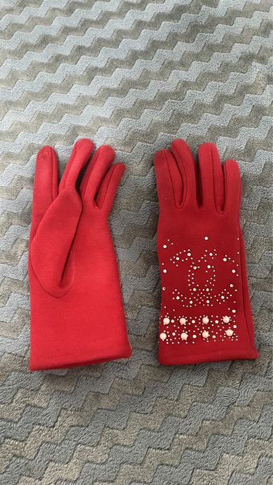 Шапка шерсть, шарф, перчатки