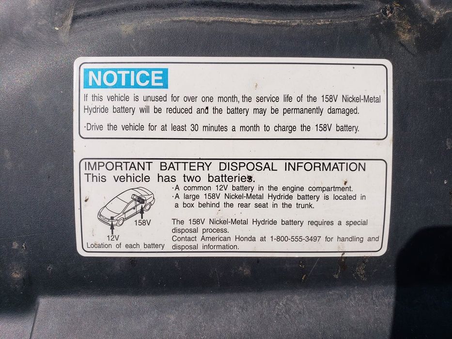 Honda Civic ,Insight ,CR-Z și Jazz baterii hybrid IMA  originale .