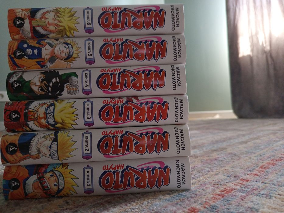Продам 18 томов манги Наруто, 6 книг
