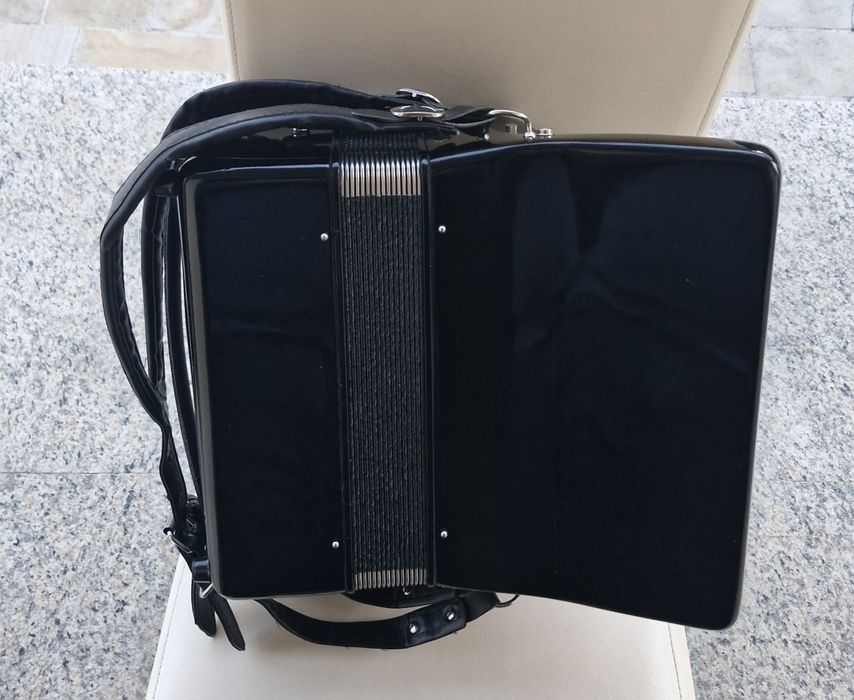Acordeon Parrot cu 48 basi negru