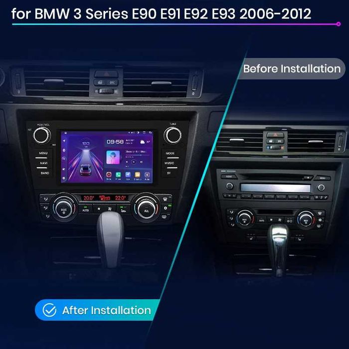 Navigatie Dedicata Android BMW E90 (2005-2012), 7Inch, Bluetooth, WiFi