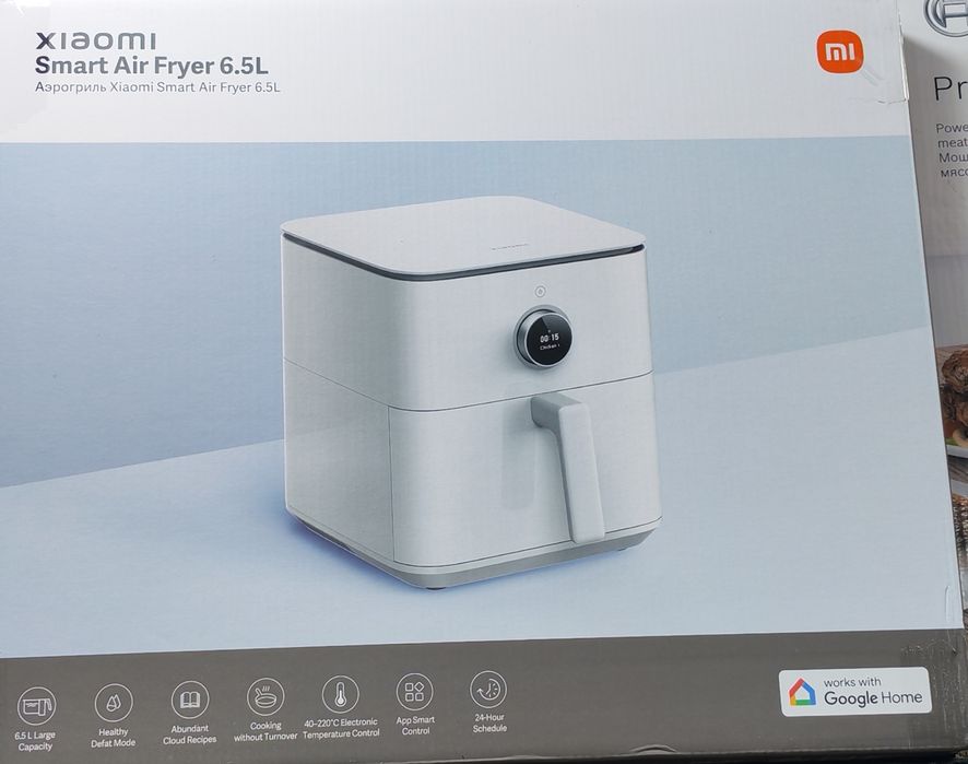 Аэрогриль Xiaomi Smart air Fryer 6.5L  Умный Аэрогриль фритюрница