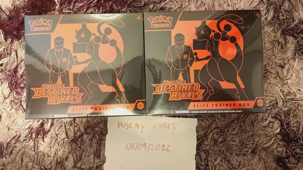 2x Pokémon Destined Rivals ETB