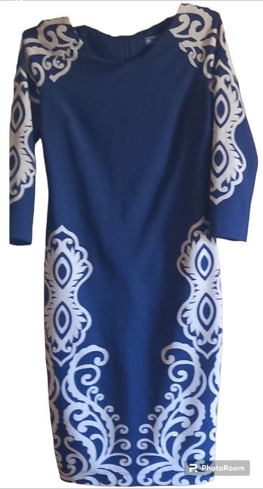 Rochie de zi bleumarin
