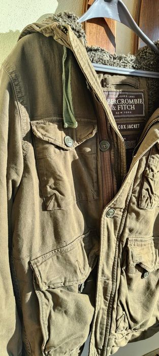 Abercrombie&Fitch- Wilcox -уникалнo яке,шуба,парка,vintage,military.