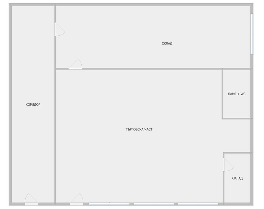 Магазин в Варна-Аспарухово площ 38