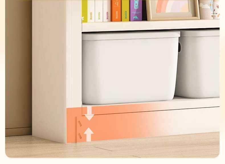 Sozlanadigan balandlikdagi kitob javoni/po‘lat kutubxona javoni