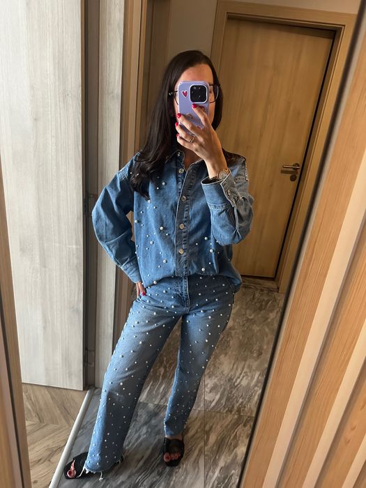 Сет с перли Zara