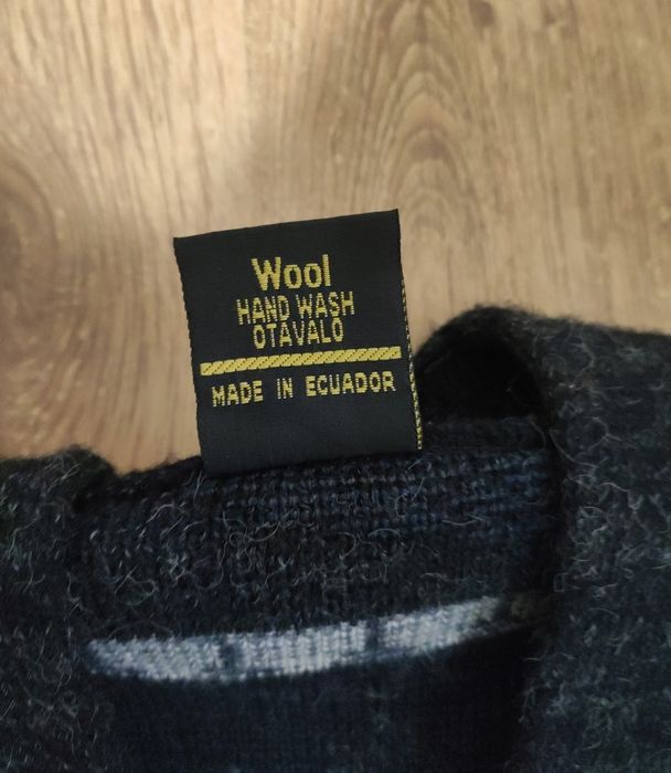 Pulover din lână Alpaca Ecuador mărimea L/XL