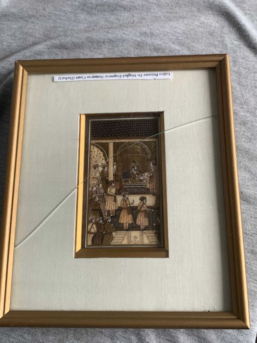 стара индийска картина от епохата на Моголите