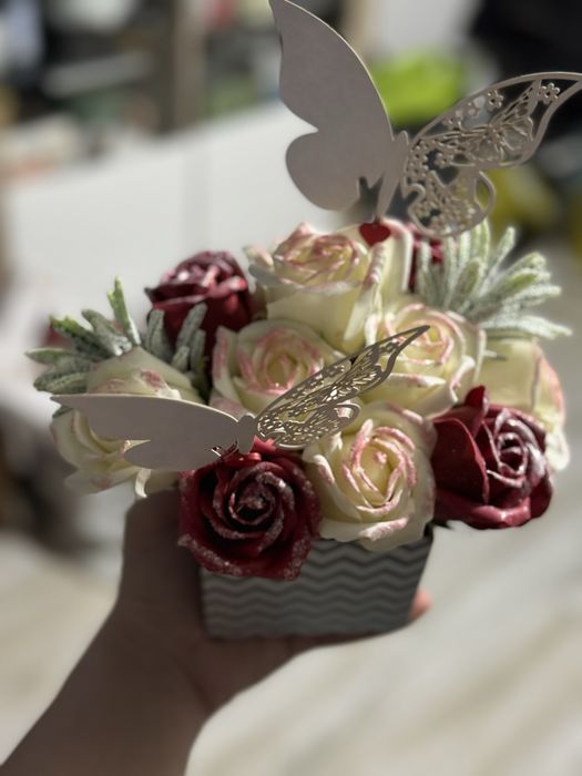 Buchete din trandafiri de sapun de vanzare