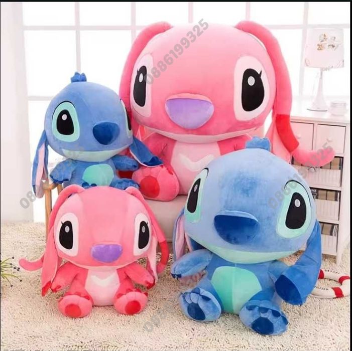 30см Плюшена играчка Лило и Стич, Lilo Stitch плюшени играчки, 30cm