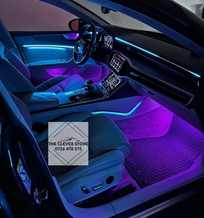 Kit Lumini Ambientale 18in1 Premium Benzi Acrilice Symphony Dinamice RGBW Warning Welcome lights