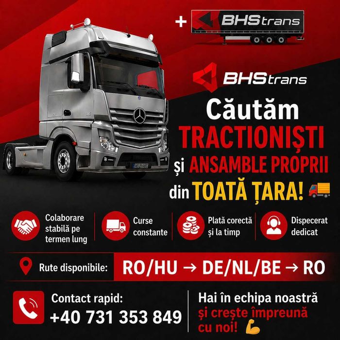 BHS TRANS SRL – Încredere și stabilitate în transport internațional