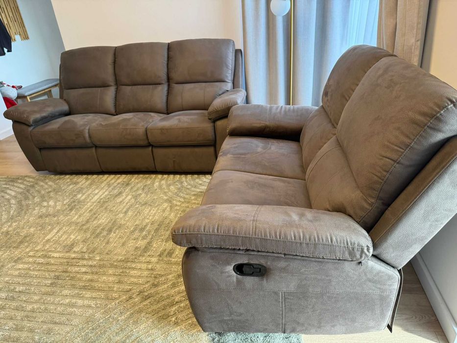 Canapea 3 locuri si 2 locuri noi, in garantie