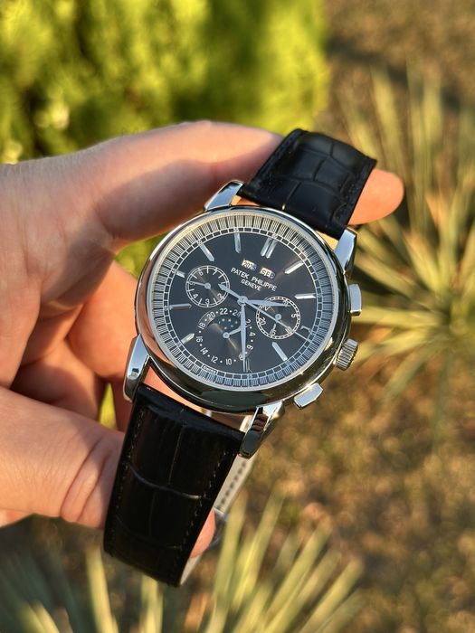 Patek philippe gray dial steel