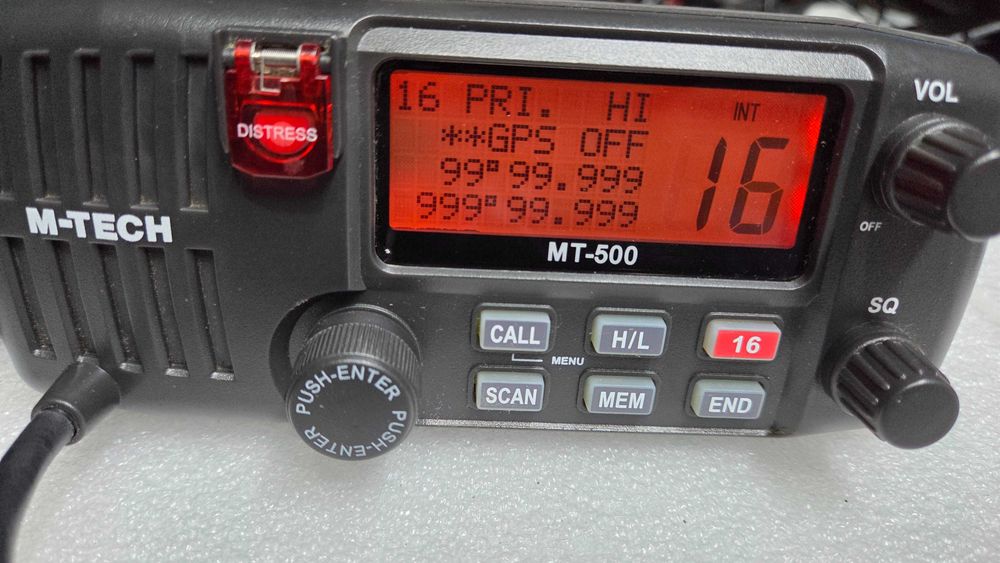Echipament radio maritim și terestru M-Tech MT-500 cu DSC și ATIS,GPS