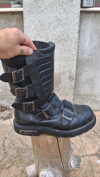Ghete de piele Harley Davidson