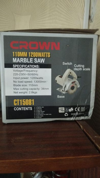 Плиткорез Crown новый