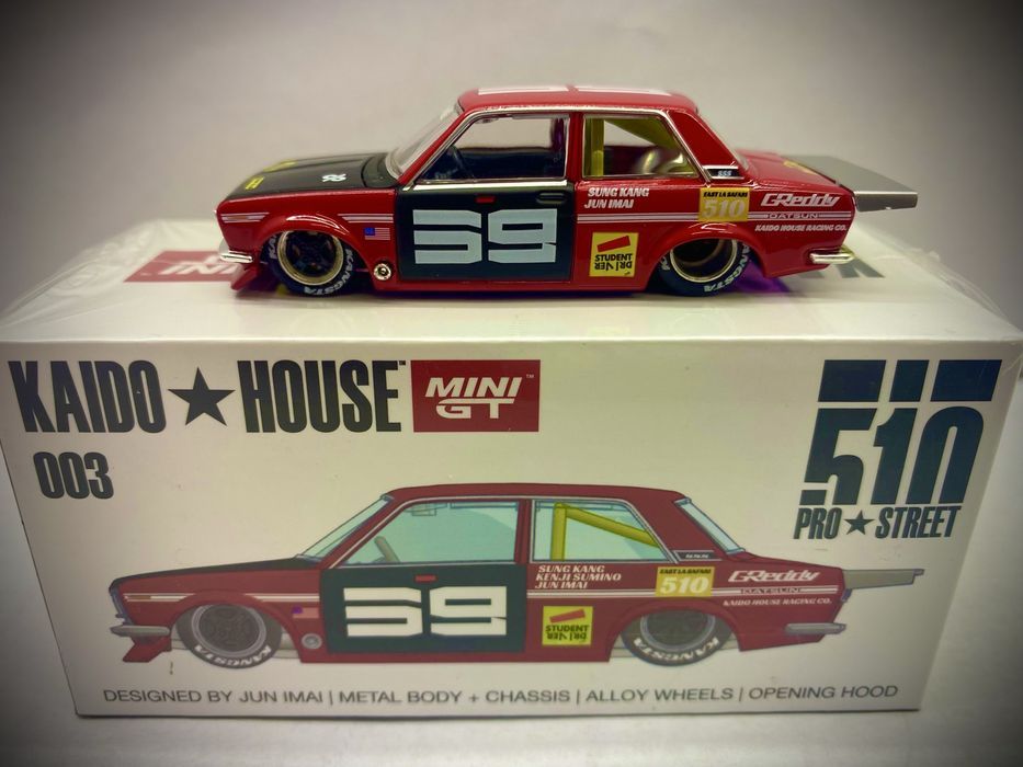 KAIDO HOUSE DATSUN 510 an 1971 machetă auto scara 1:64 Pro Street 510