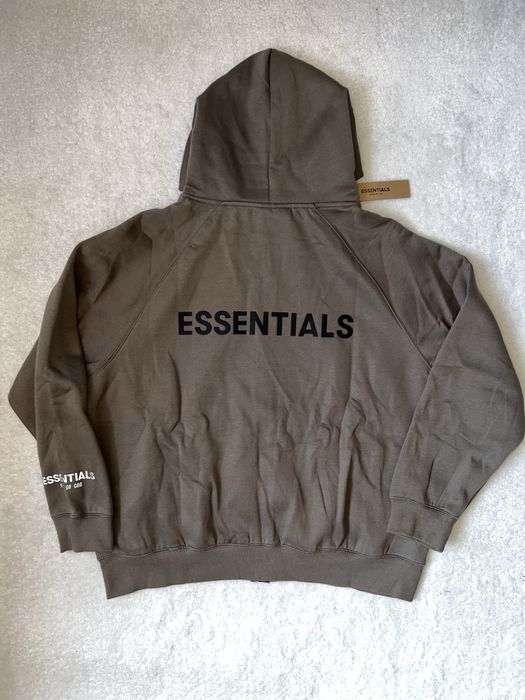 Hanorac cu fermuar Essentials Gri M