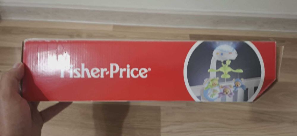 Fisher-Price музикална въртележка с проектор baby - бебешка Fisher-Price Butterfly Dreams 3в1 музикална въртележка с проектор