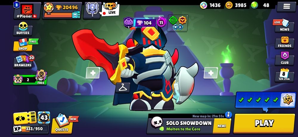 Brawl stats аккаунт 20к кубков