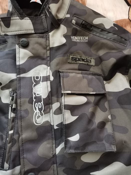 Текстилно водоустойчиво яке за мотор Spada Camo 2
