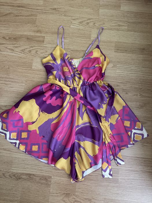 Рокля-гащеризон от сатен