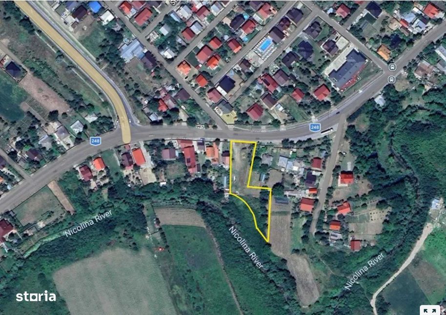 Teren intravilan 3700mp, cu acces la DJ248, langa centura Iasului